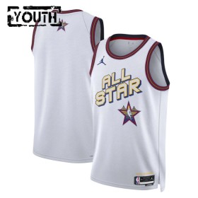 Barn All-Star 2025 Tröja Skräddarsydda Jordan Vit Swingman